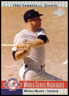 2003 Upper Deck Yankees 100th Anniversary 20 Mickey Mantle